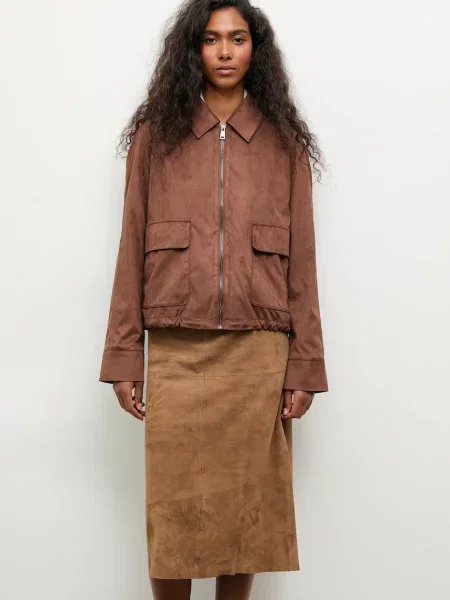 Jakna Answear.LAB za prijelazno razdoblje smeđa