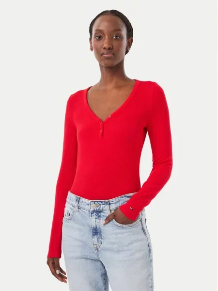 Tommy Jeans Tričko červená