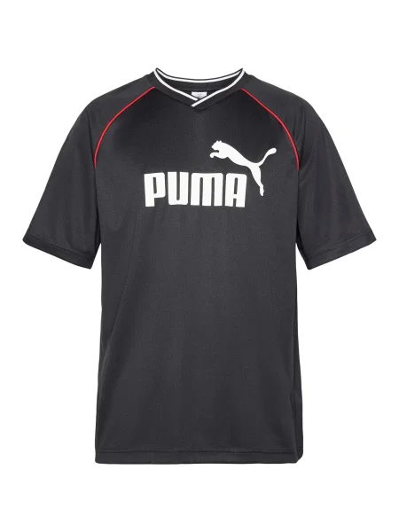 PUMA Tricou funcțional Essentials roșu / negru alb
