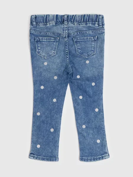 Pantaloni copii Gap alb