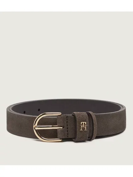 Tommy Hilfiger Curea Essential Effortless | piele întoarsă gri