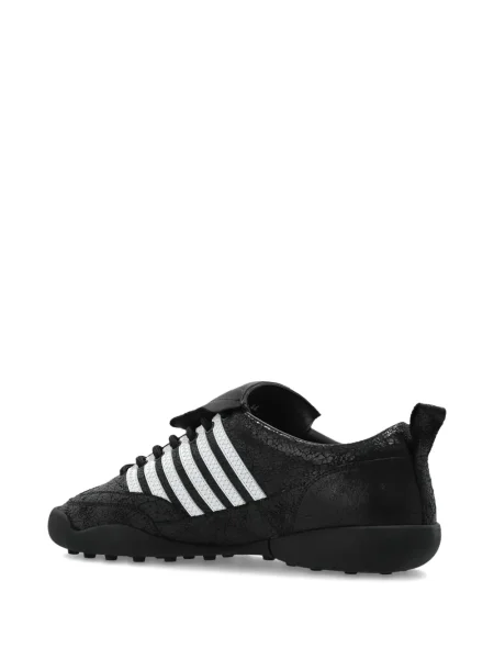 Sneakerși Dsquared2 din piele cu dungi negru