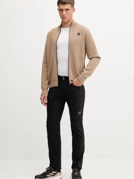 Fusalp kardigan z dodatkiem wełny Mayeul beżowy