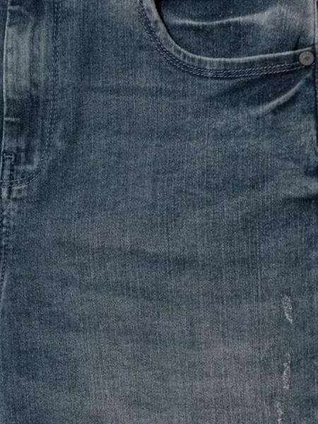 Jeansy straight leg dziecięce Guess niebieskie