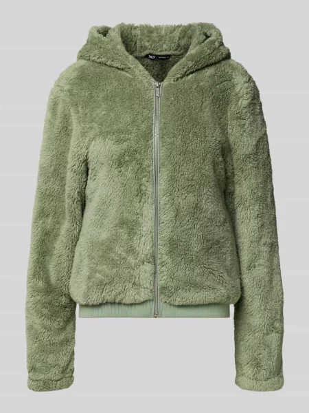 Kurtka z futerka o kroju regular fit z kapturem model ‘NEW ANNA’ Only