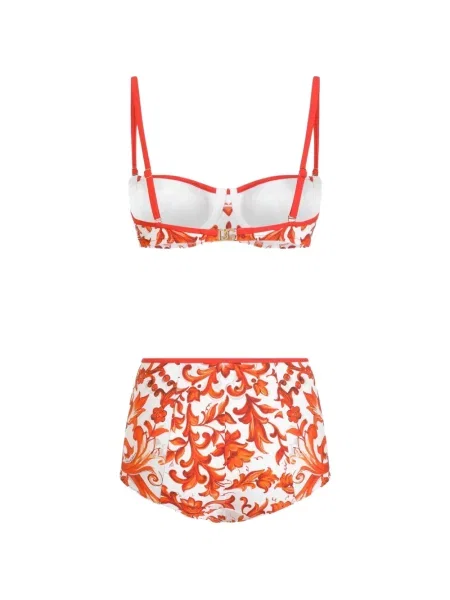 Bikini Dolce & Gabbana cu imagine portocaliu