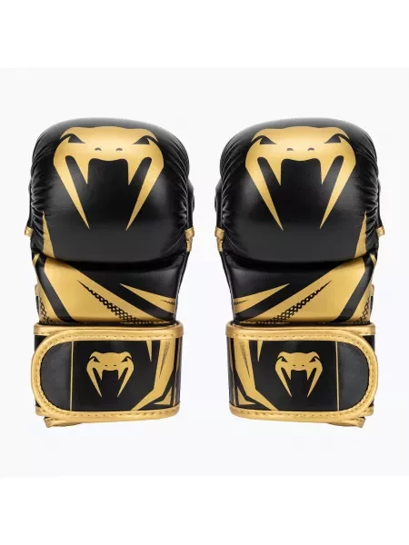 Rękawice Venum Sparring Challenger Złote L-XL czarne