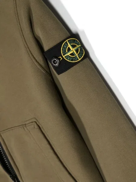 Kardigan dziecięcy Stone Island zielony