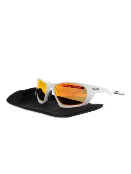 Ochelari de soare Oakley cu imprimeu geometric alb