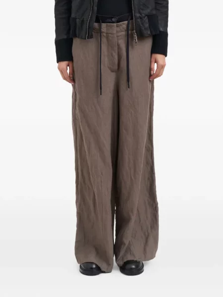 Spodnie Masnada wełniane szare