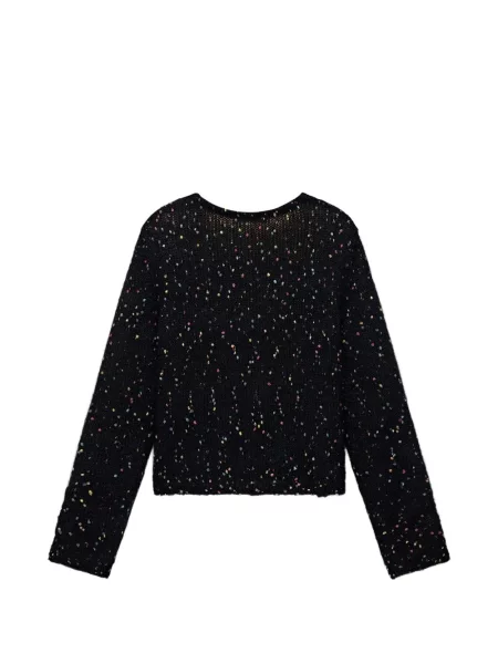 Decupat cardigan Shanghai Tang negru