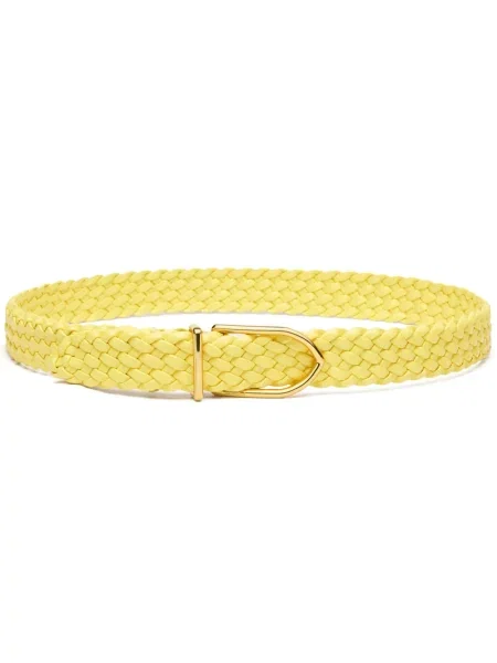 Kožni remen Jacquemus žuta