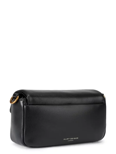 Kurt Geiger London torebka crossbody skórzana Mini Oxford czarna