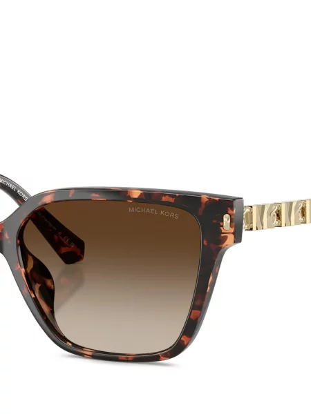 Sunčane naočale Michael Kors s autogramom smeđa
