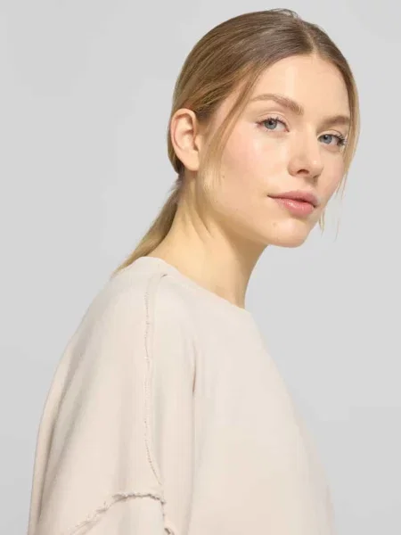 Smith & Soul Bluza Oversize beige beżowa