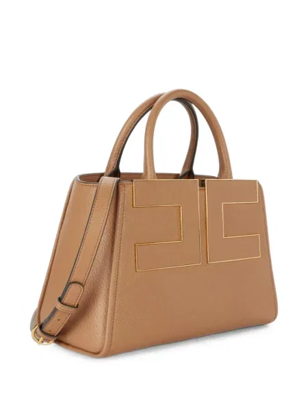 Geantă shopper Elisabetta Franchi cu autograf