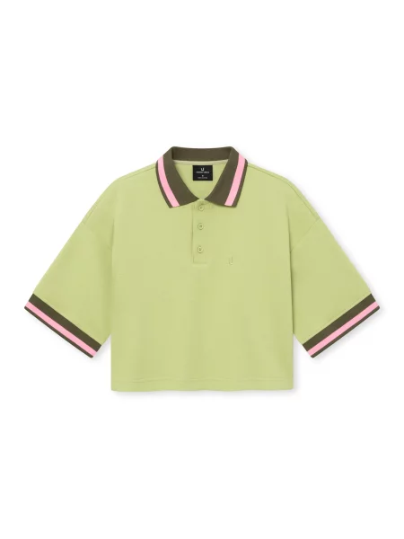 Johnny Urban Tricou Abbie oliv / deschis / roz verde