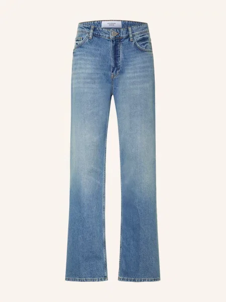 Goldgarn Denim Jeansy Franklin O Prostym Kroju blau