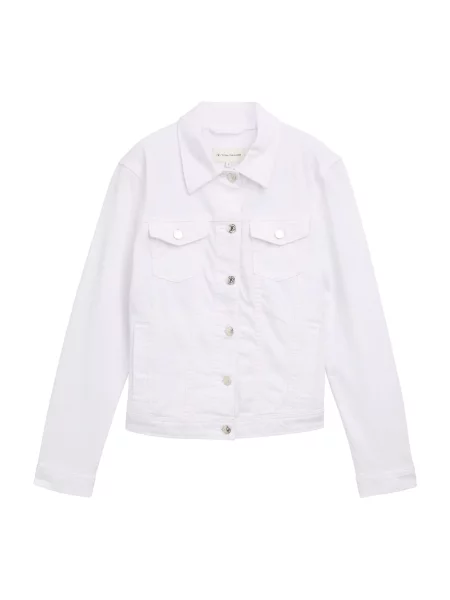 TOM TAILOR Geacă de primăvară-toamnă alb