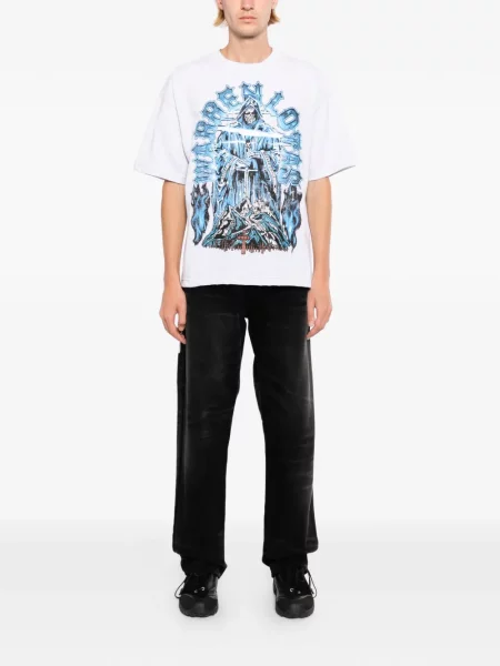 Tricou Warren Lotas cu imagine gri