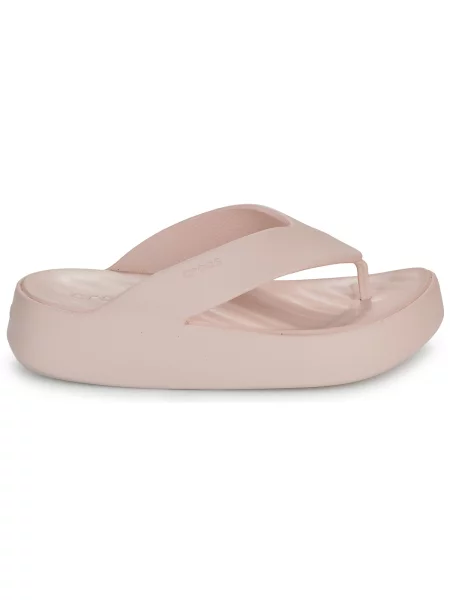 Natikače Crocs s platformom ružičasta