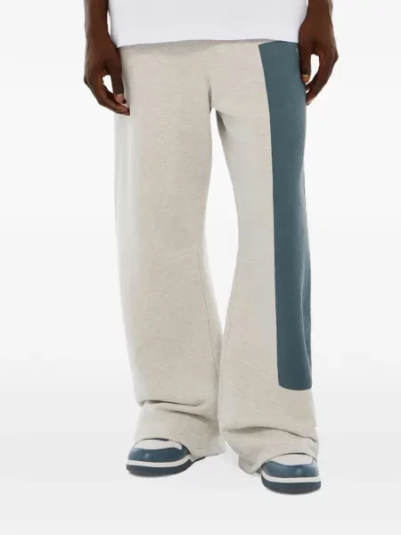Pantaloni Off-white alergare alb