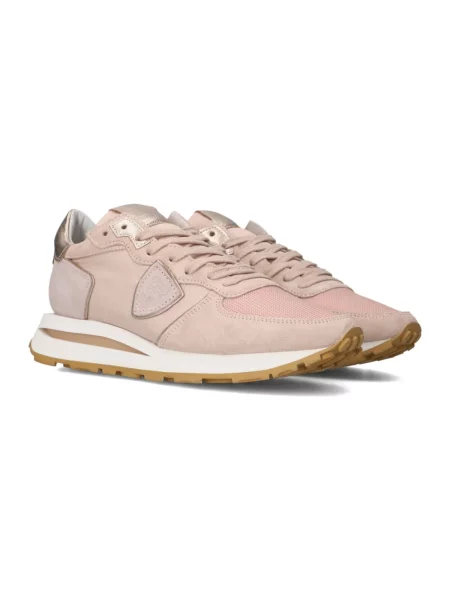 Sneakersy Philippe Model zamszowe różowe