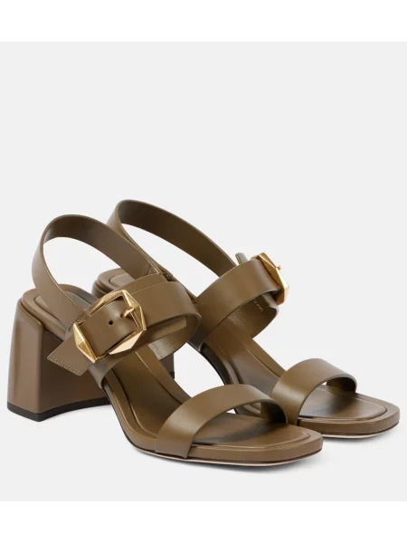Sandale Jimmy Choo din piele verde