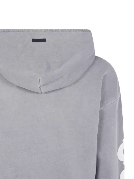 Флийс класически суичър с качулка Fear Of God Essentials сиво