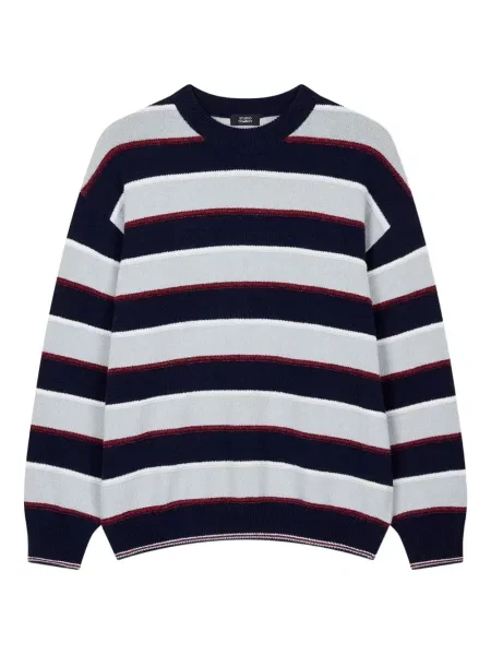 Pulover Studio Tomboy de lână cu dungi albastru