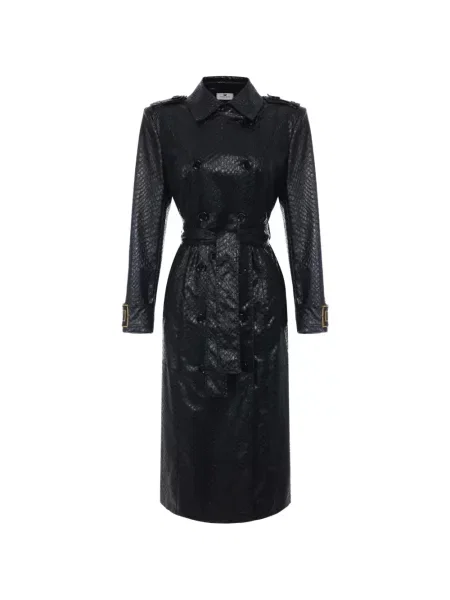 Trenci Elisabetta Franchi negru