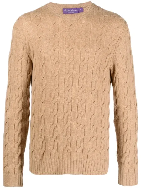 Pulover Ralph Lauren Purple Label din cașmir violet