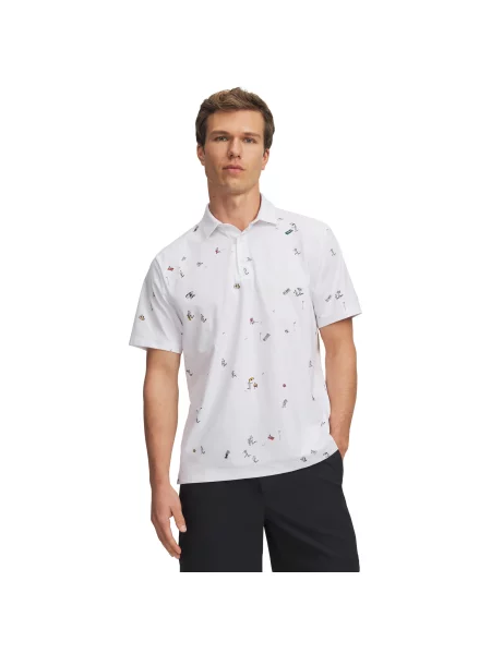 Tricou polo Under Armour alb