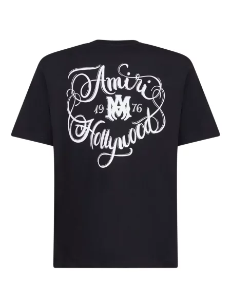 Tricou Amiri cu imagine negru