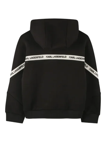 Bluza z kapturem dziecięca Karl Lagerfeld czarna