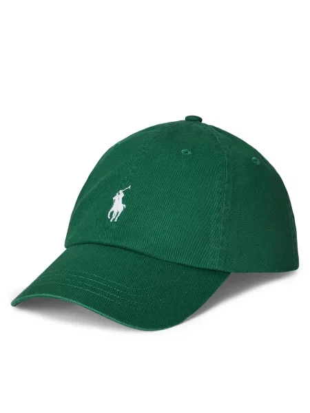 Kepurė su snapeliu Polo Ralph Lauren Žalia balta