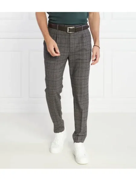 Joop! De lână pantaloni JT Bird | Fitted fit gri