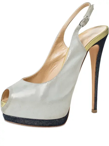 Sandale Giuseppe Zanotti cu platformă gri