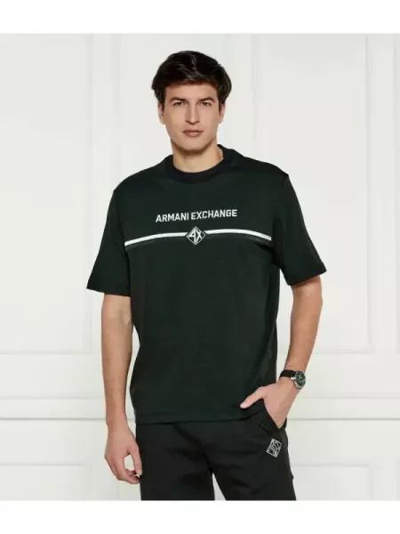 Armani Exchange Tricou verde