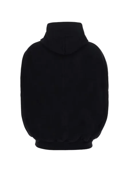 Hanorac cu glugă Balenciaga cu imagine negru