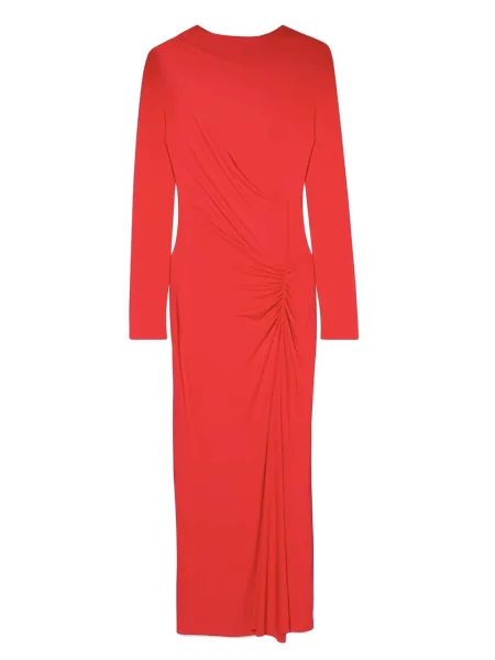 Sukienka midi Simkhai do kolan garniturowa czerwona