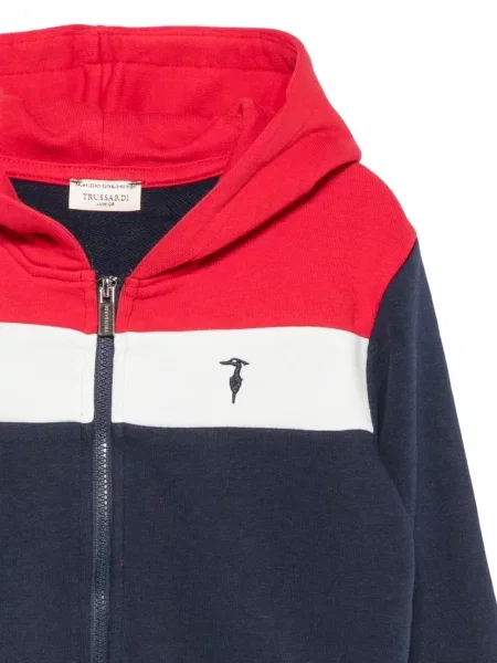 Bluza z kapturem dziecięca Trussardi niebieska