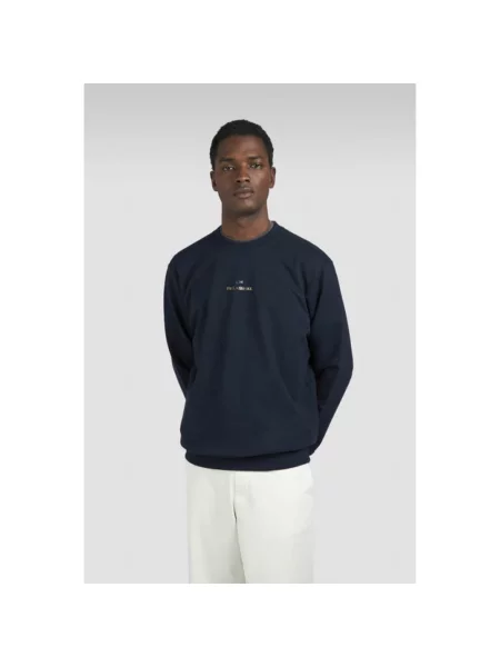 Bluza Paul & Shark ze spandexu z logo niebieska