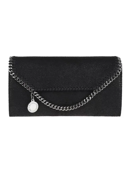 Stella McCartney FALABELLA CONTINENTAL portfel czarny