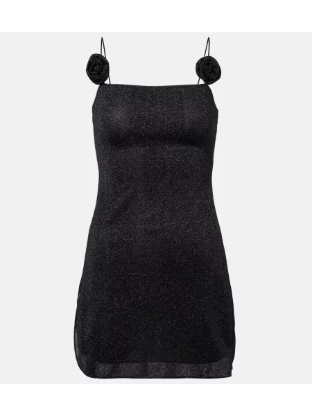 Rochie Oseree cu model floral negru