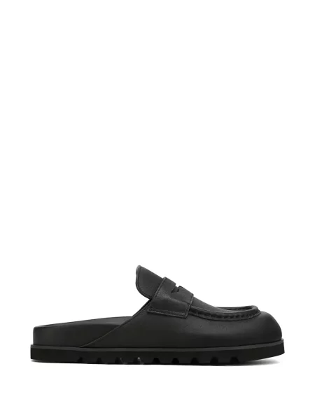 Pantofi loafer Naked Wolfe cu bretele negru