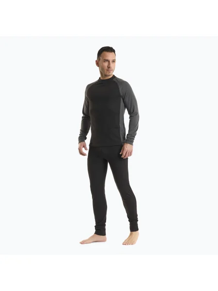 Мъжко термо бельо Pinewood Finnveden Base Layer black/dark grey черно