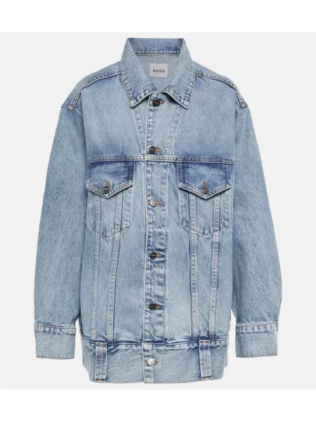 Geacă de blugi Khaite albastru