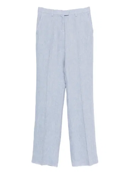 Pantaloni Etro de in cu buzunare laterale albastru