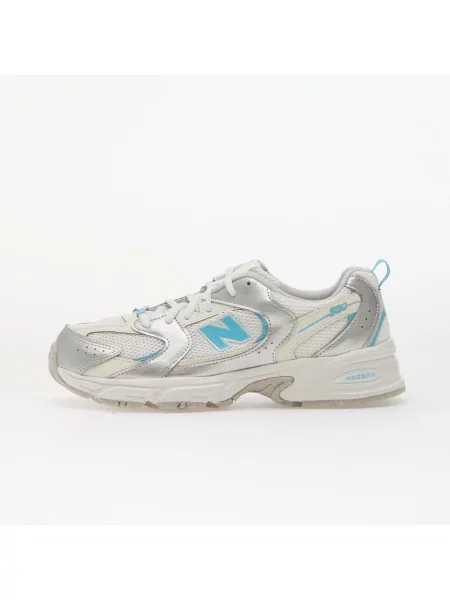 Sneakers New Balance Kids White/ Silver/ Blue EUR fehér